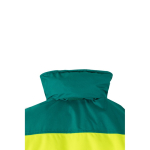 Extra-large reflective polyester work jacket, 180 g/m2, Velilla green colour ninth view