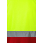 Extra-large short-sleeved work polo shirt, polyester, 160 g/m2, Velilla red colour eighth view