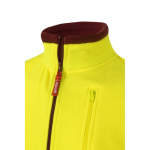 Softshell jacket, reflective, polyester and elastane, 280 g/m2, Velilla burgundy colour eighth view