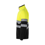 Softshell jacket, reflective, polyester and elastane, 280 g/m2, Velilla black colour third view