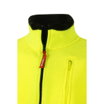 Softshell jacket, reflective, polyester and elastane, 280 g/m2, Velilla black colour eighth view