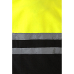 Softshell jacket, reflective, polyester and elastane, 280 g/m2, Velilla black colour ninth view