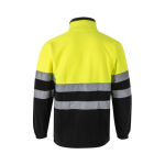 Softshell jacket, reflective, polyester and elastane, 280 g/m2, Velilla black colour
