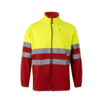 Softshell jacket, reflective, polyester and elastane, 280 g/m2, Velilla red colour second view