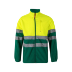 Softshell jacket, reflective, polyester and elastane, 280 g/m2, Velilla green colour second view