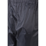 Two-piece work rain suit, PU-coated polyester, 225 g/m2, Velilla blue colour eighth view