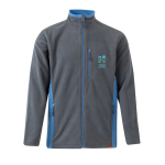 Unisex fleece work jacket, polyester, 220 g/m2, Velilla main view