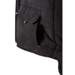 Unisex multi-pocket work vest, polyester, 120 g/m2, Velilla orange colour seventh view