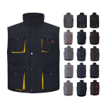 Unisex multi-pocket work vest, polyester, 120 g/m2, Velilla various colours