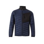 Padded jacket with elastic fabric in multiple areas, 265 g/m2, Velilla blue colour second view