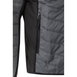 Padded jacket with elastic fabric in multiple areas, 265 g/m2, Velilla grey colour seventh view