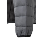 Padded jacket with elastic fabric in multiple areas, 265 g/m2, Velilla grey colour eighth view