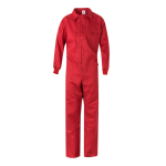 Work overalls, cotton and polyester, with zip, 200 g/m2, Velilla red colour second view