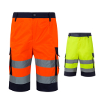 High-visibility work shorts with reflective elements, 210 g/m2, Velilla various colours