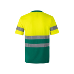 Technical work T-shirt, polyester, reflective, 140 g/m2, Velilla green colour