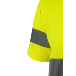 Extra-large work T-shirt, reflective, polyester, 140 g/m2, Velilla grey colour sixth view