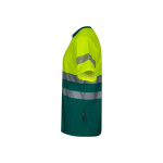 Work T-shirt, piqué fabric, cotton, polyester, 150 g/m2, Velilla green colour third view