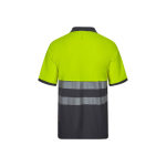 Piqué short-sleeved work polo, cotton and polyester, 150 g/m2, Velilla grey colour