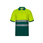 Piqué short-sleeved work polo, cotton and polyester, 150 g/m2, Velilla green colour second view