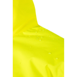 Polyester work parka with reflective elements, 190 g/m2, Velilla green colour seventh view