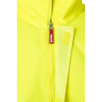 Extra-large reflective polyester work parka, 190 g/m2, Velilla grey colour sixth view