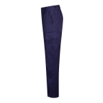Trousers, cotton and polyester, elastic waistband, 190 g/m2, Velilla blue colour third view