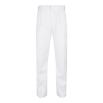 Trousers, cotton and polyester, elastic waistband, 190 g/m2, Velilla white colour second view