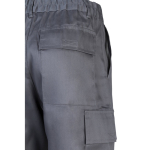 Trousers, cotton and polyester, elastic waistband, 190 g/m2, Velilla grey colour sixth view