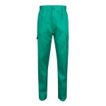 Trousers, cotton and polyester, elastic waistband, 190 g/m2, Velilla green colour second view