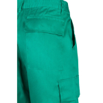 Trousers, cotton and polyester, elastic waistband, 190 g/m2, Velilla green colour sixth view