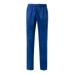 Unisex trousers, cotton, polyester, elastic waistband, 190 g/m2, Velilla royal blue colour