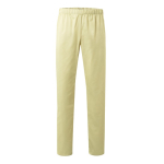Unisex trousers, cotton, polyester, elastic waistband, 190 g/m2, Velilla ivory colour
