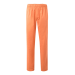 Unisex trousers, cotton, polyester, elastic waistband, 190 g/m2, Velilla salmon colour