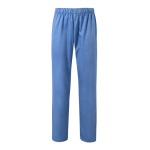 Unisex trousers, cotton, polyester, elastic waistband, 190 g/m2, Velilla pastel blue colour