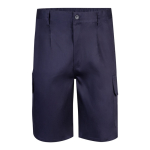 Multi-pocket twill shorts, cotton and polyester, 200 g/m2, Velilla blue colour second view