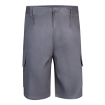 Multi-pocket twill shorts, cotton and polyester, 200 g/m2, Velilla grey colour second view