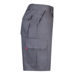 Multi-pocket twill shorts, cotton and polyester, 200 g/m2, Velilla grey colour fourth view