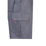 Multi-pocket twill shorts, cotton and polyester, 200 g/m2, Velilla grey colour fifth view