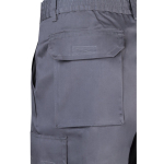 Multi-pocket twill shorts, cotton and polyester, 200 g/m2, Velilla grey colour sixth view
