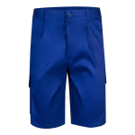 Multi-pocket twill shorts, cotton and polyester, 200 g/m2, Velilla royal blue colour second view