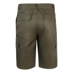 Multi-pocket twill shorts, cotton and polyester, 200 g/m2, Velilla military green colour