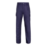 Unisex multi-pocket trousers, cotton and polyester, 200 g/m2, Velilla blue colour second view