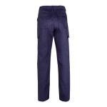 Unisex multi-pocket trousers, cotton and polyester, 200 g/m2, Velilla blue colour