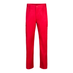 Unisex multi-pocket trousers, cotton and polyester, 200 g/m2, Velilla red colour second view