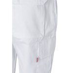Unisex multi-pocket trousers, cotton and polyester, 200 g/m2, Velilla white colour sixth view