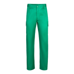 Unisex multi-pocket trousers, cotton and polyester, 200 g/m2, Velilla green colour second view