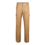 Unisex multi-pocket trousers, cotton and polyester, 200 g/m2, Velilla natural colour second view