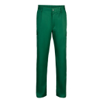 Unisex multi-pocket trousers, cotton and polyester, 200 g/m2, Velilla dark green colour second view