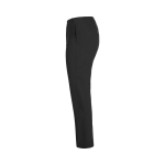 Unisex chino-style elastic trousers, cotton, elastane, 260 g/m2, Velilla black colour third view