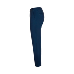 Unisex chino-style elastic trousers, cotton, elastane, 260 g/m2, Velilla navy-blue colour third view
